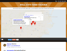 Tablet Screenshot of bullcityfoodtrucks.com